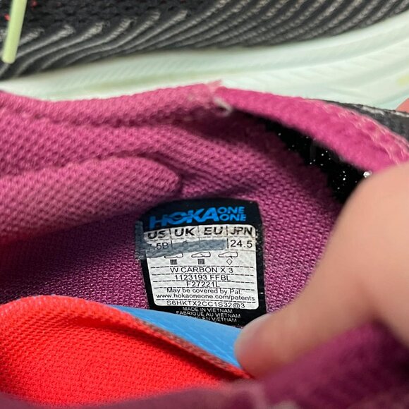 HOKA Carbon X3 Running Shoes Women's Size 7.5 - Picture 12 of 14